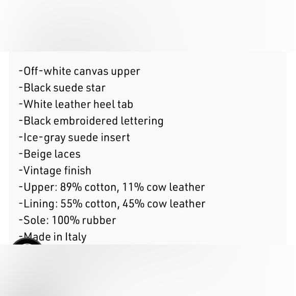 Golden Goose V-Star women’s size 6 white Canvas women’s Sneakers - Picture 5 of 11